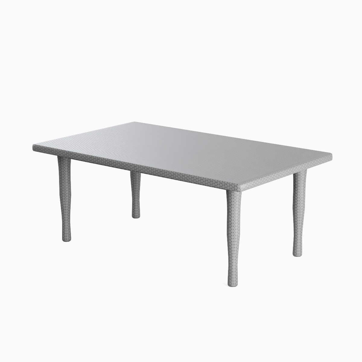Plastic Table 05 Low-poly 3D model_1