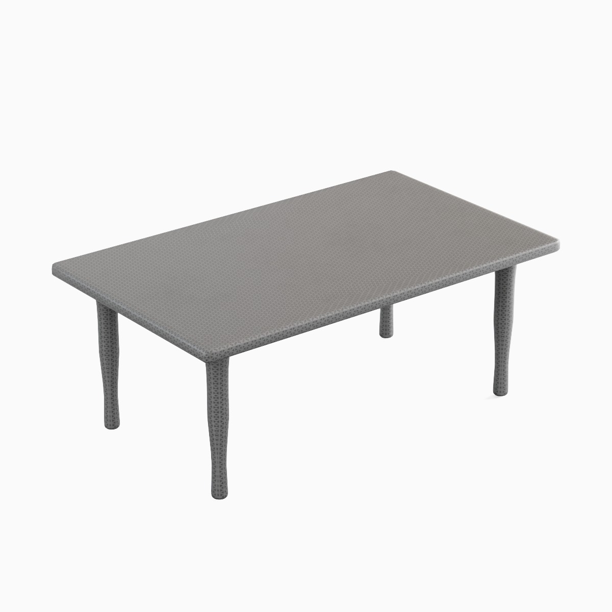 Plastic Table 05 Low-poly 3D model_5