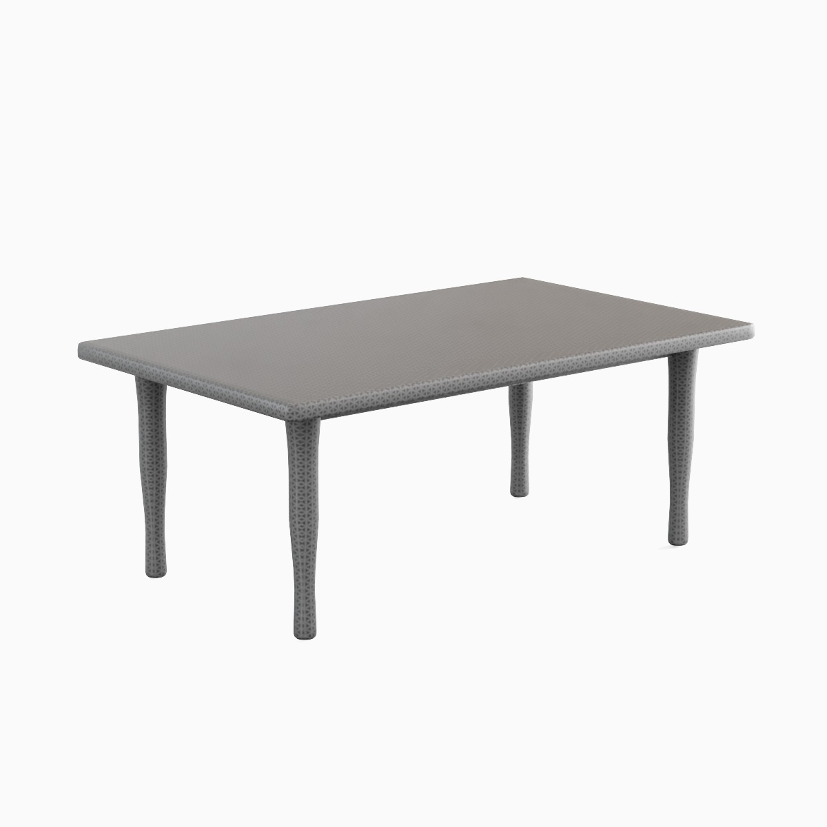 Plastic Table 05 Low-poly 3D model_3