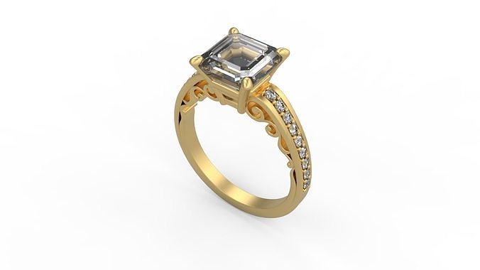Woman Solitaire 1404 3D print model