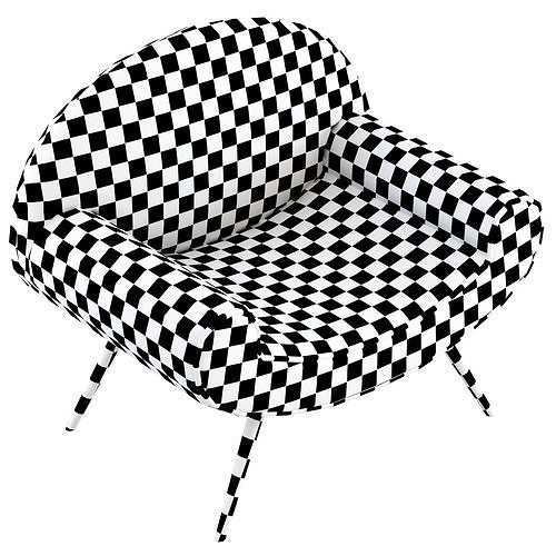 Eloise Chair 3D model 5