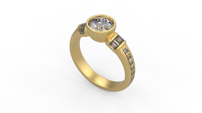 Woman Solitaire 1420 3D print model