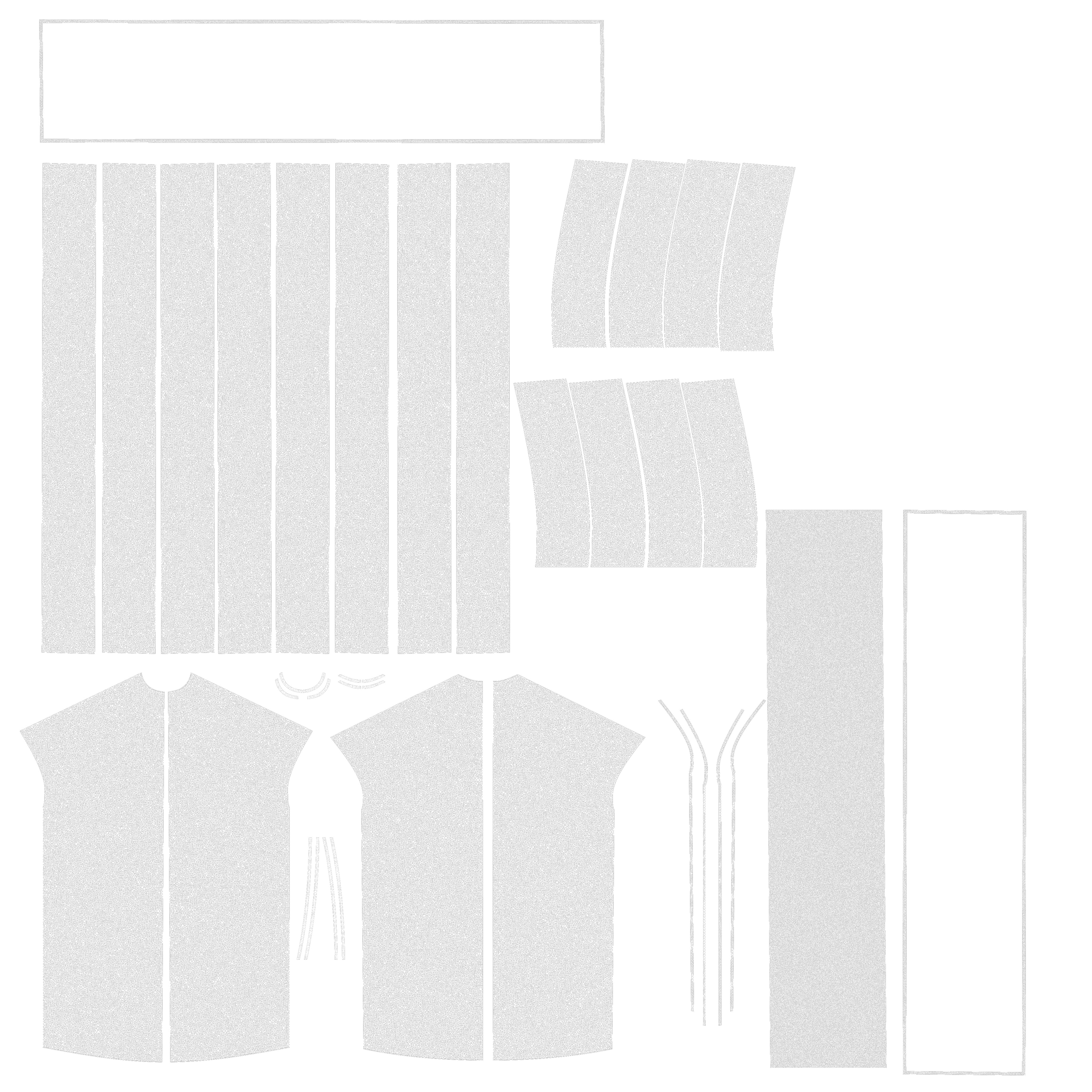 Abaya 05 with hijab Walk Cycle 3D model 3D model_15