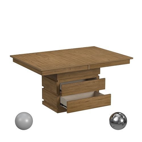 Dalton Table Low No Leaf 3D model
