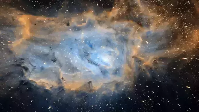 Lagoon Nebula 3D model