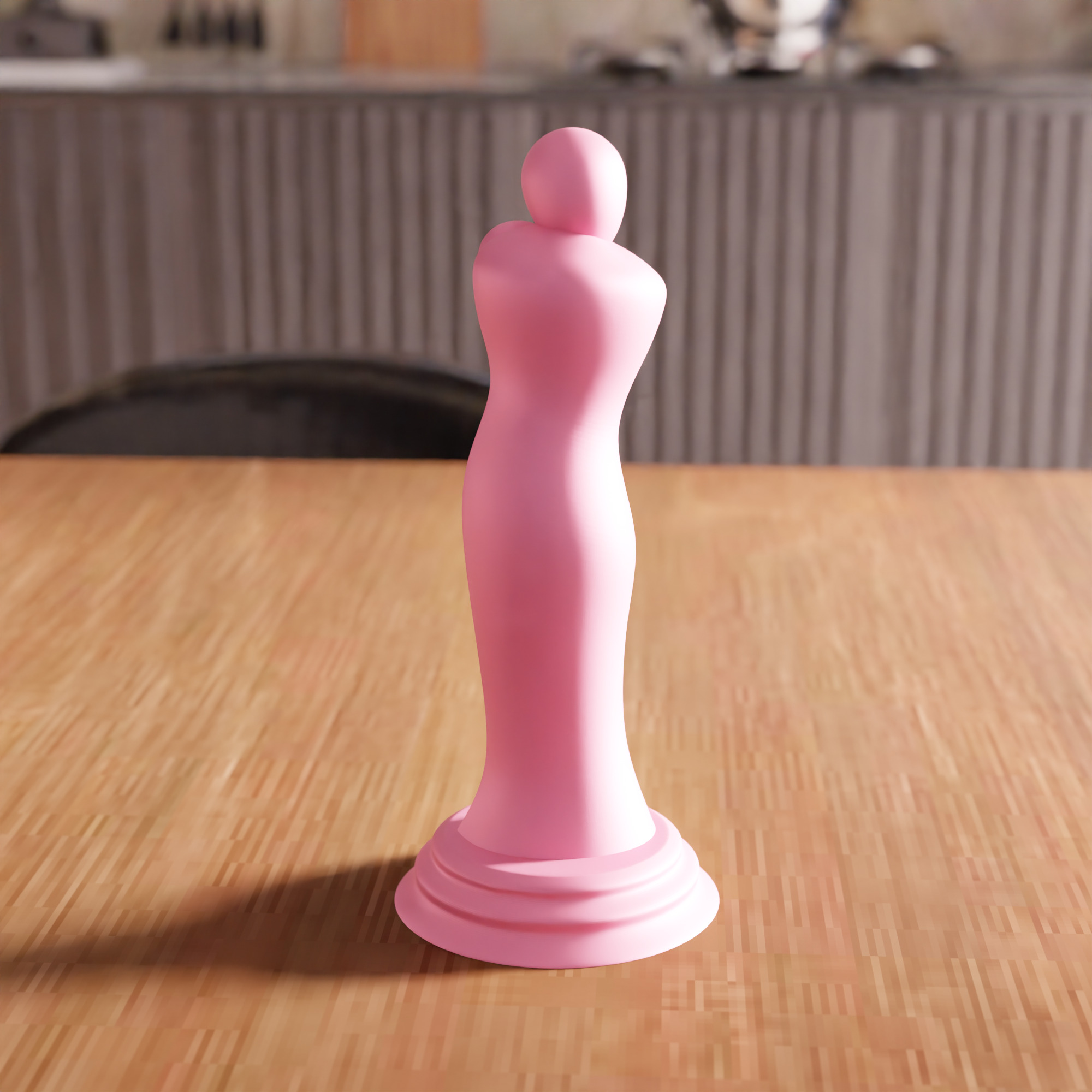 Mother and Daughter Statue STL File - 093 3D print model_1