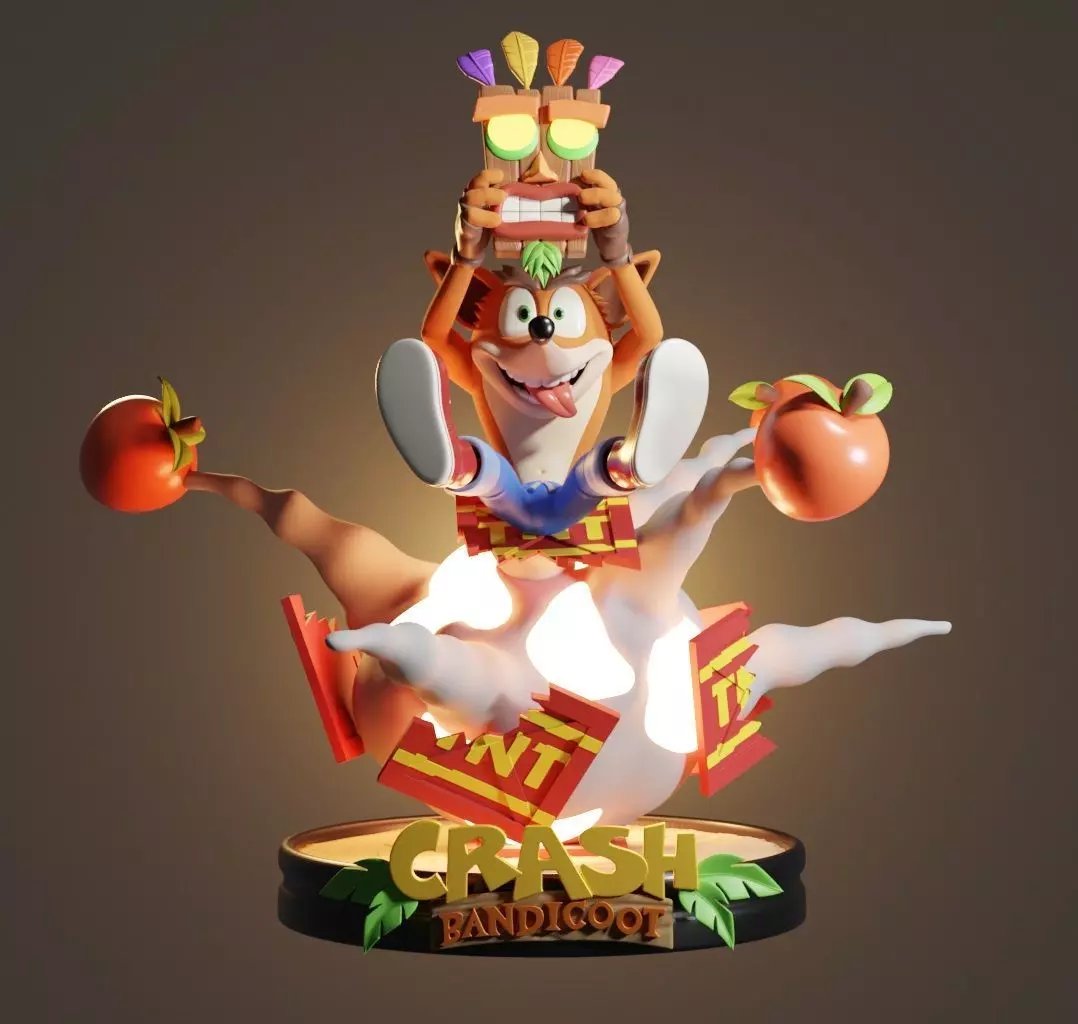 CRASH BANDICOOT 3D print model