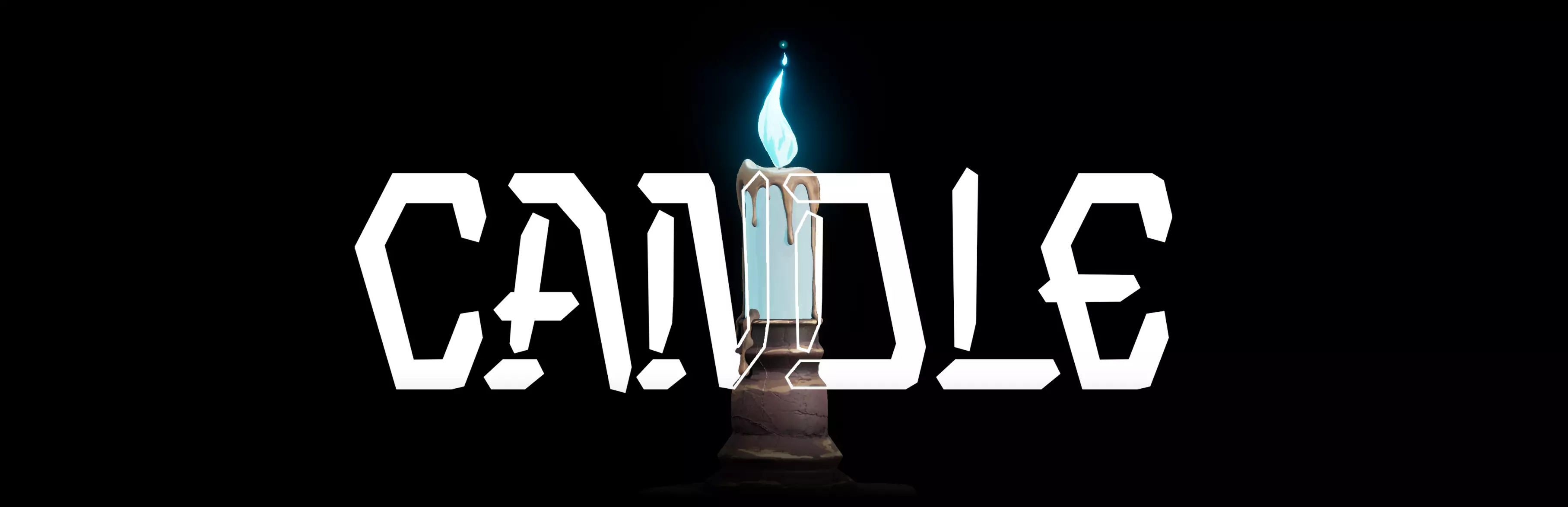 cel-shaded candle 3D model_0