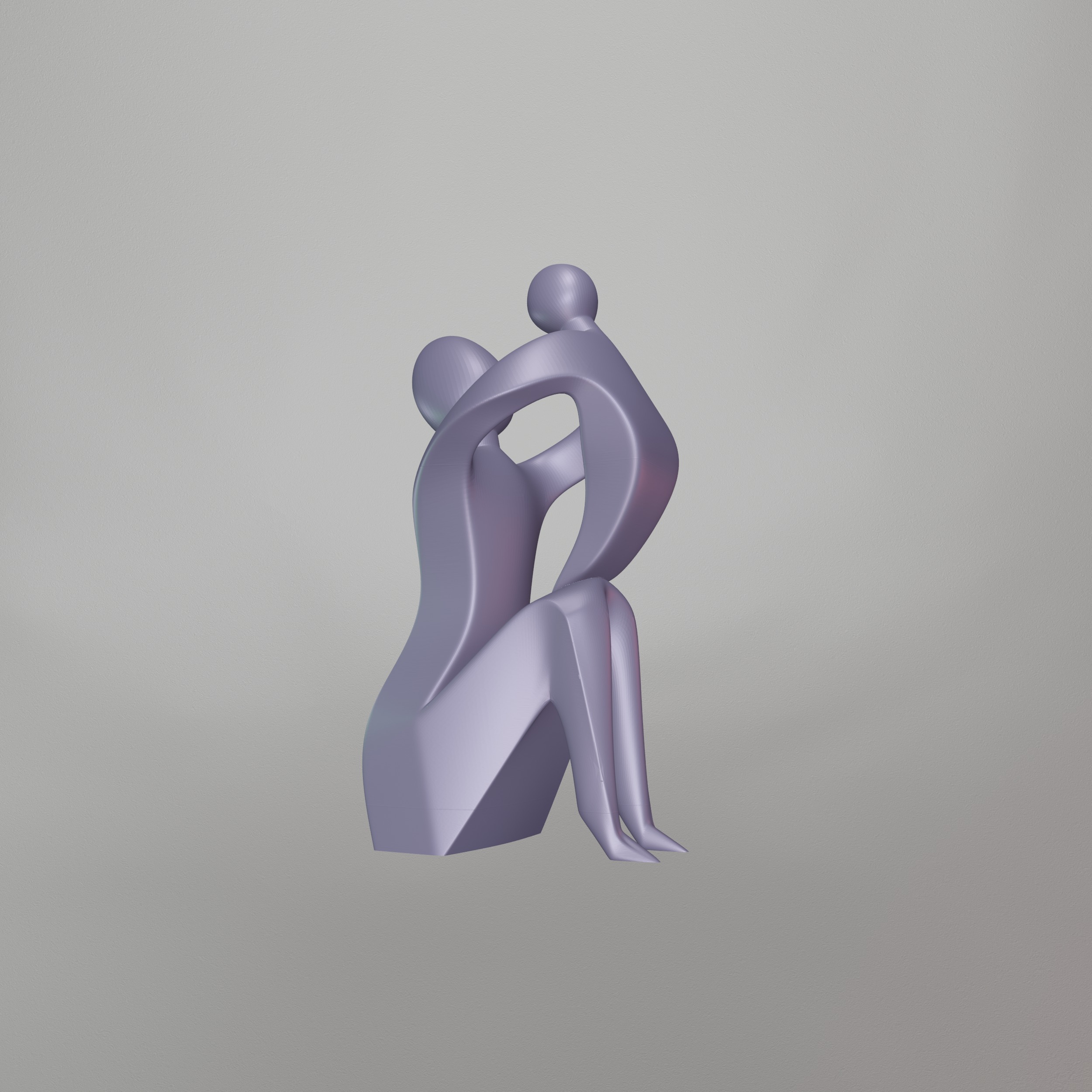 Mother and Child Decor STL File - 092 3D print model_14