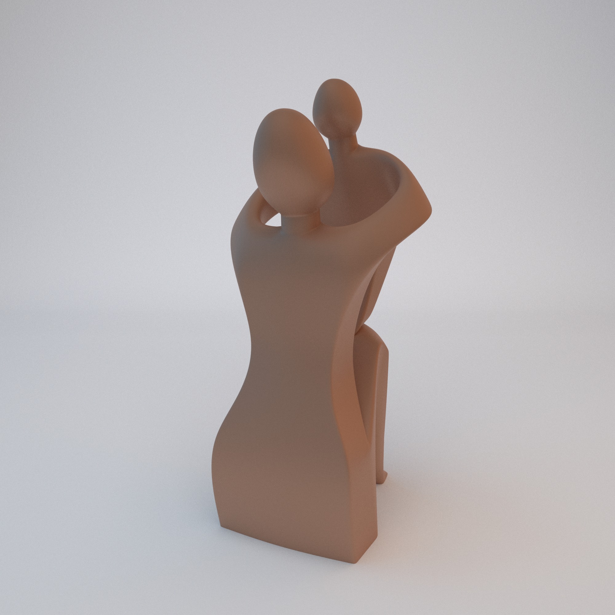 Mother and Child Decor STL File - 092 3D print model_10