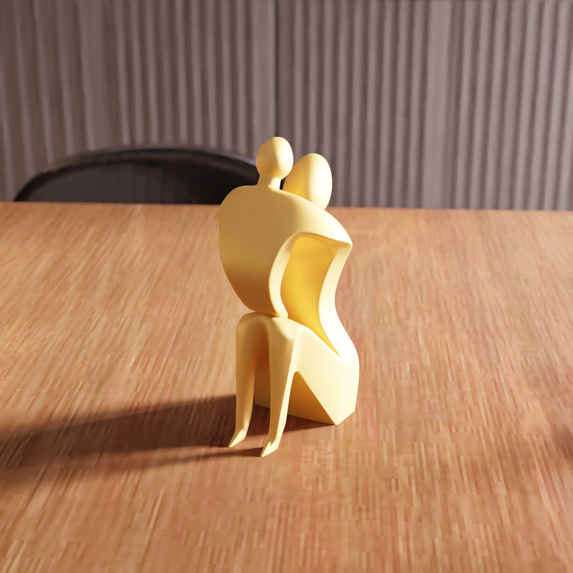 Mother and Child Decor STL File - 092 3D print model_4