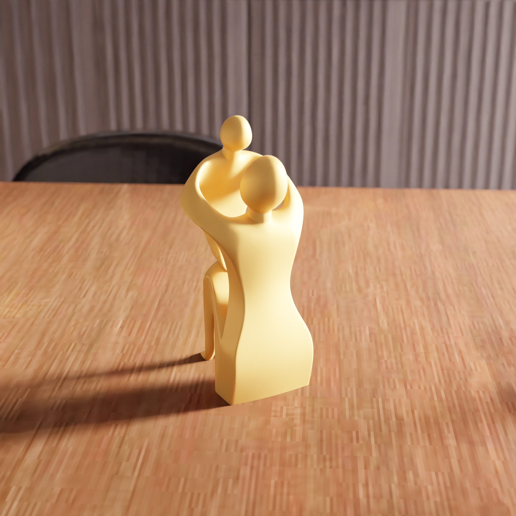 Mother and Child Decor STL File - 092 3D print model_2