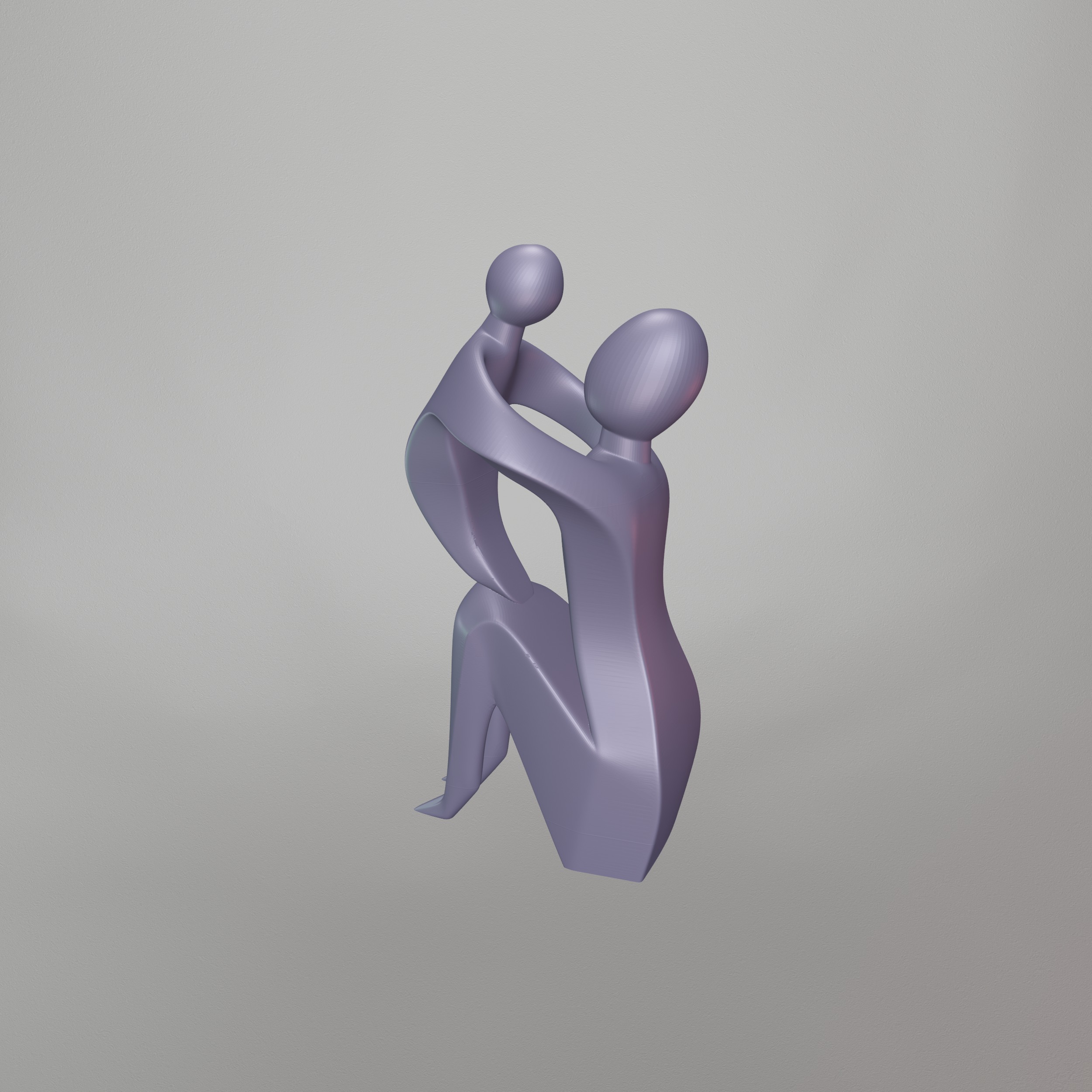 Mother and Child Decor STL File - 092 3D print model_16