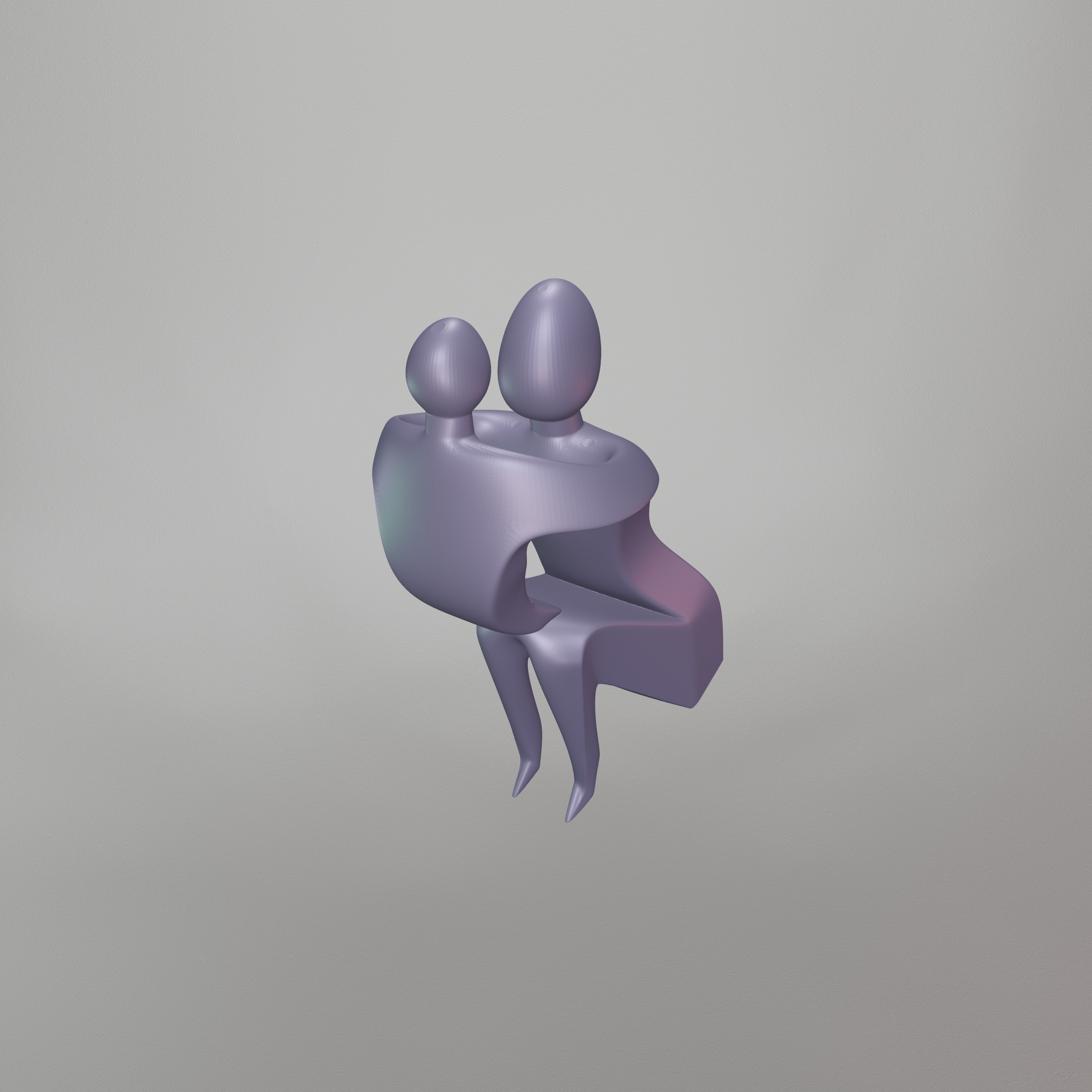 Mother and Child Decor STL File - 092 3D print model_13