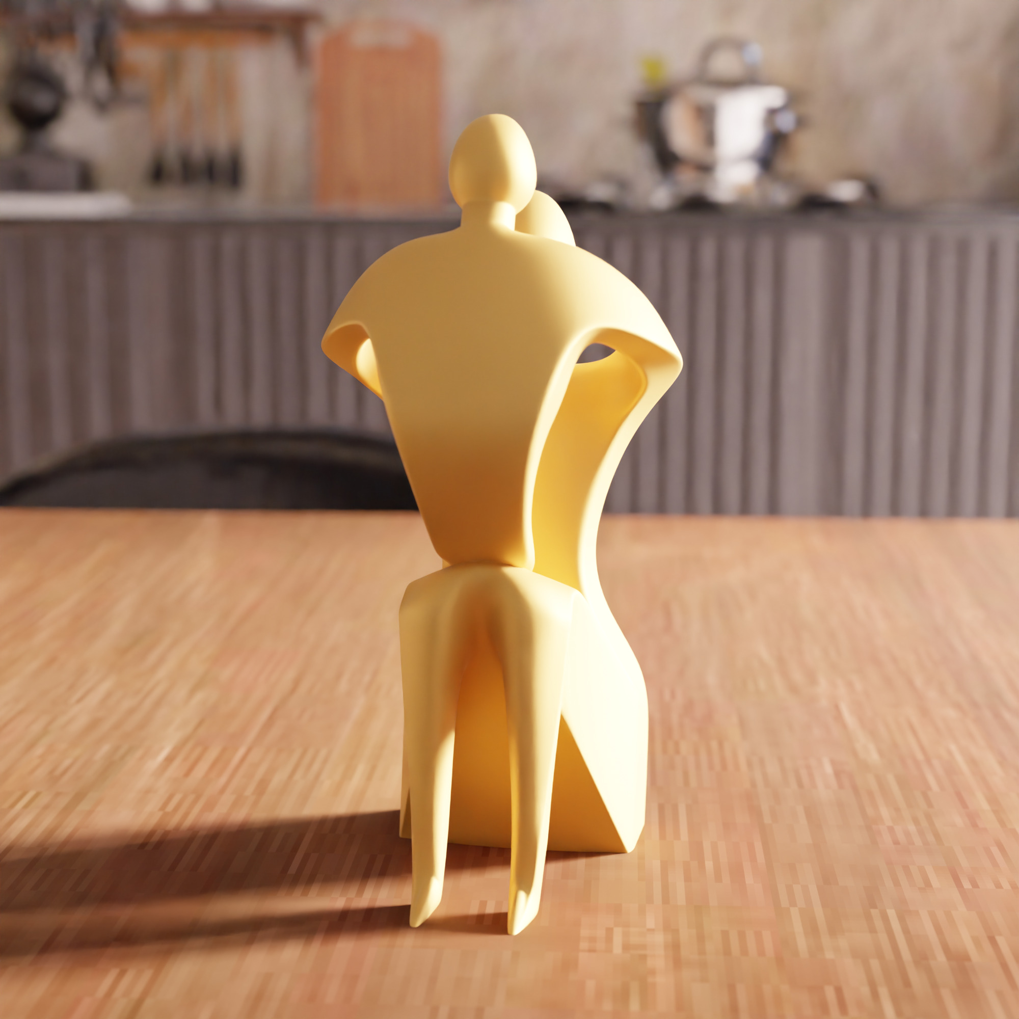 Mother and Child Decor STL File - 092 3D print model_3