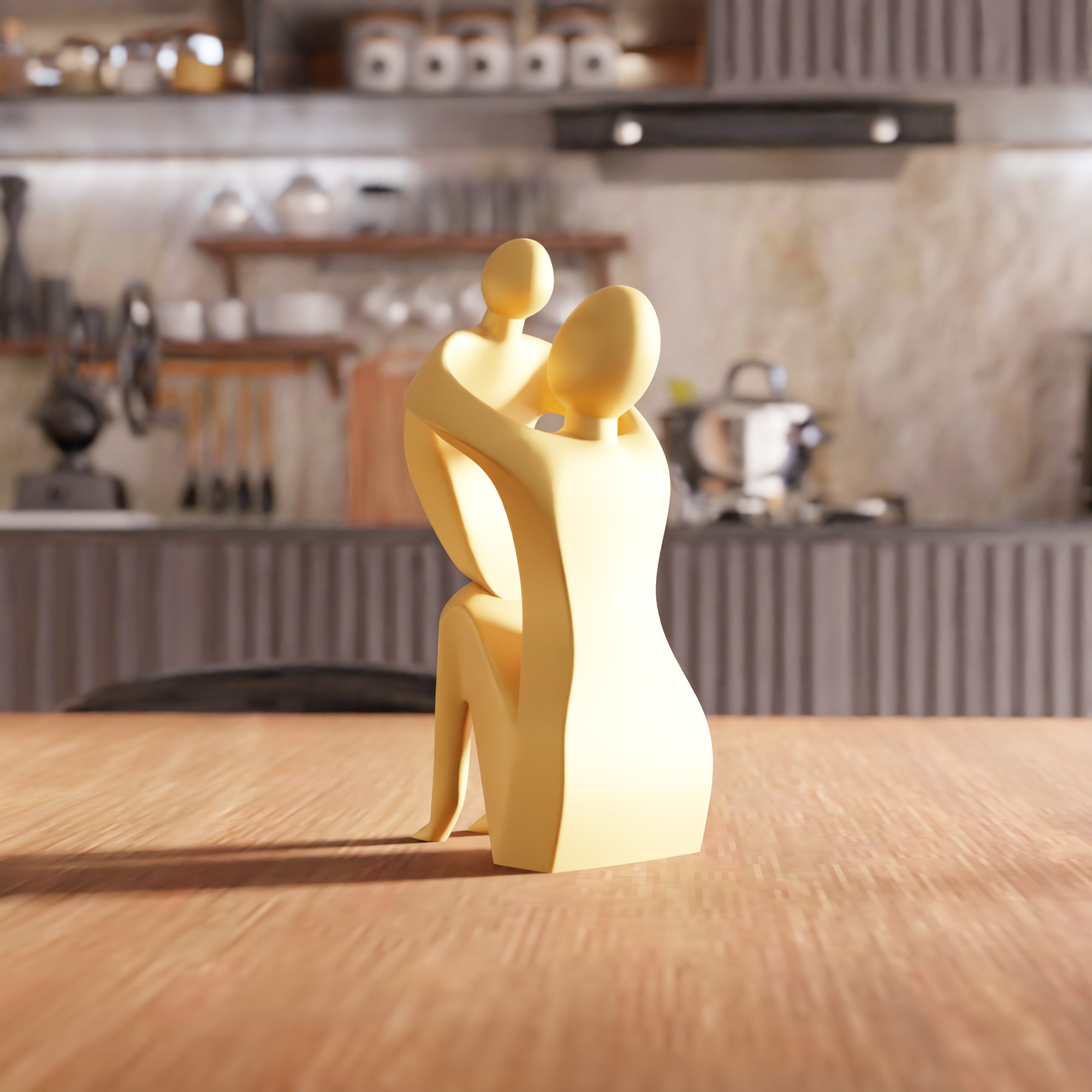 Mother and Child Decor STL File - 092 3D print model_7