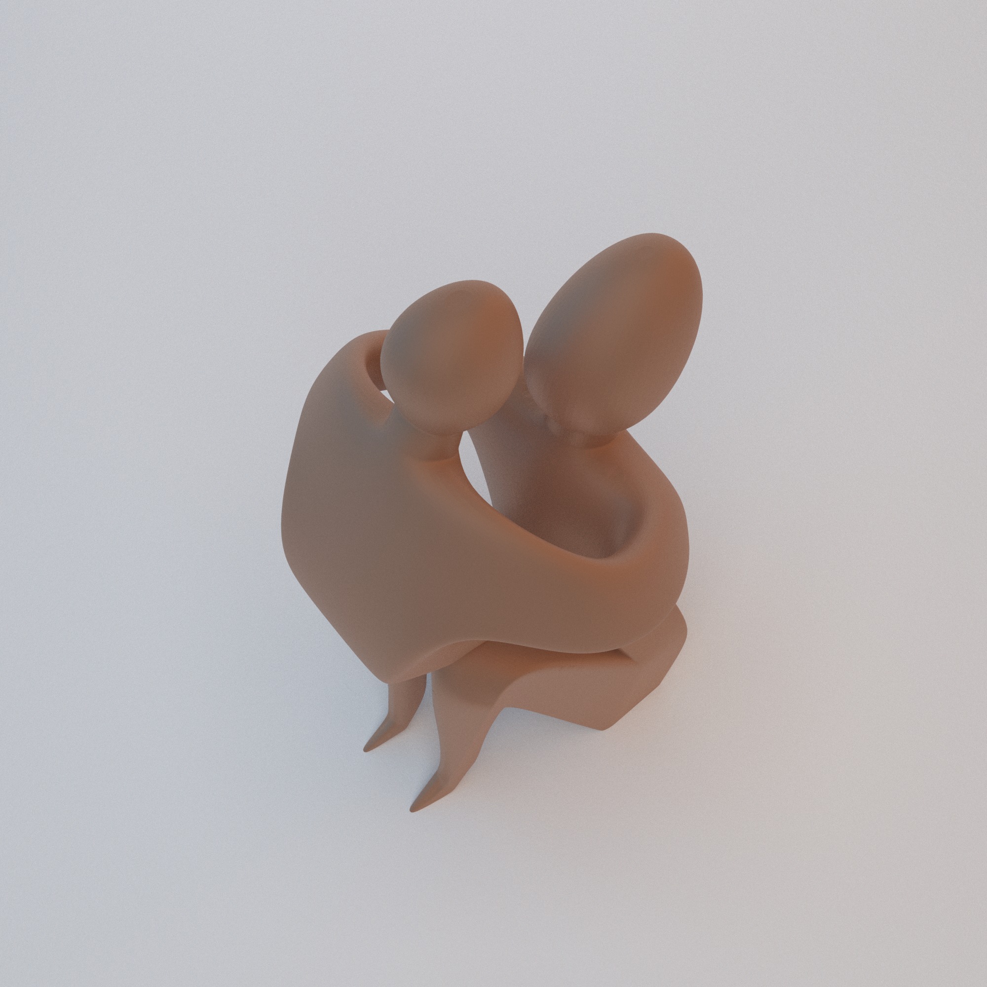 Mother and Child Decor STL File - 092 3D print model_9