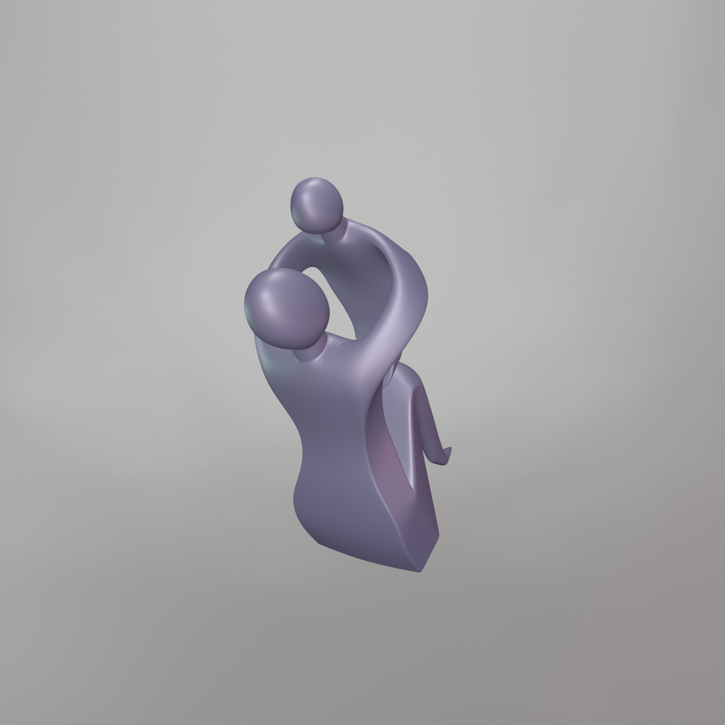 Mother and Child Decor STL File - 092 3D print model_15