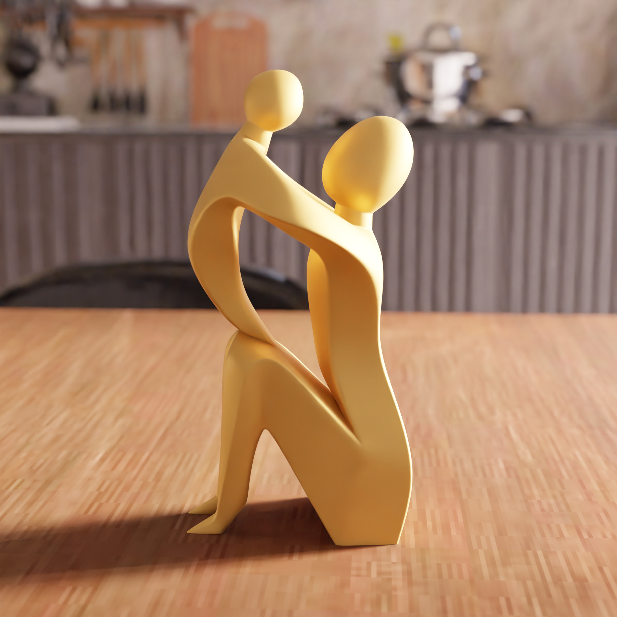 Mother and Child Decor STL File - 092 3D print model_5