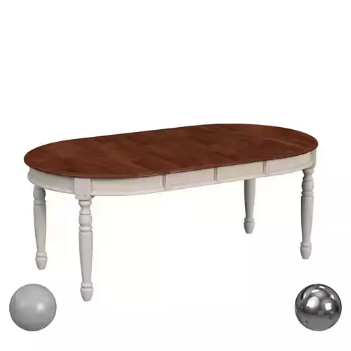 A-America British Isles Extendable Oval Dining Table