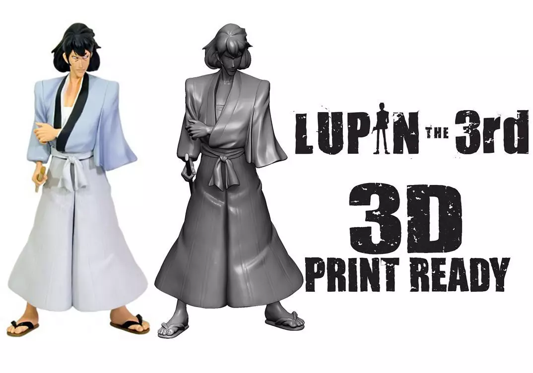 Lupin III - Goemon 3D print model