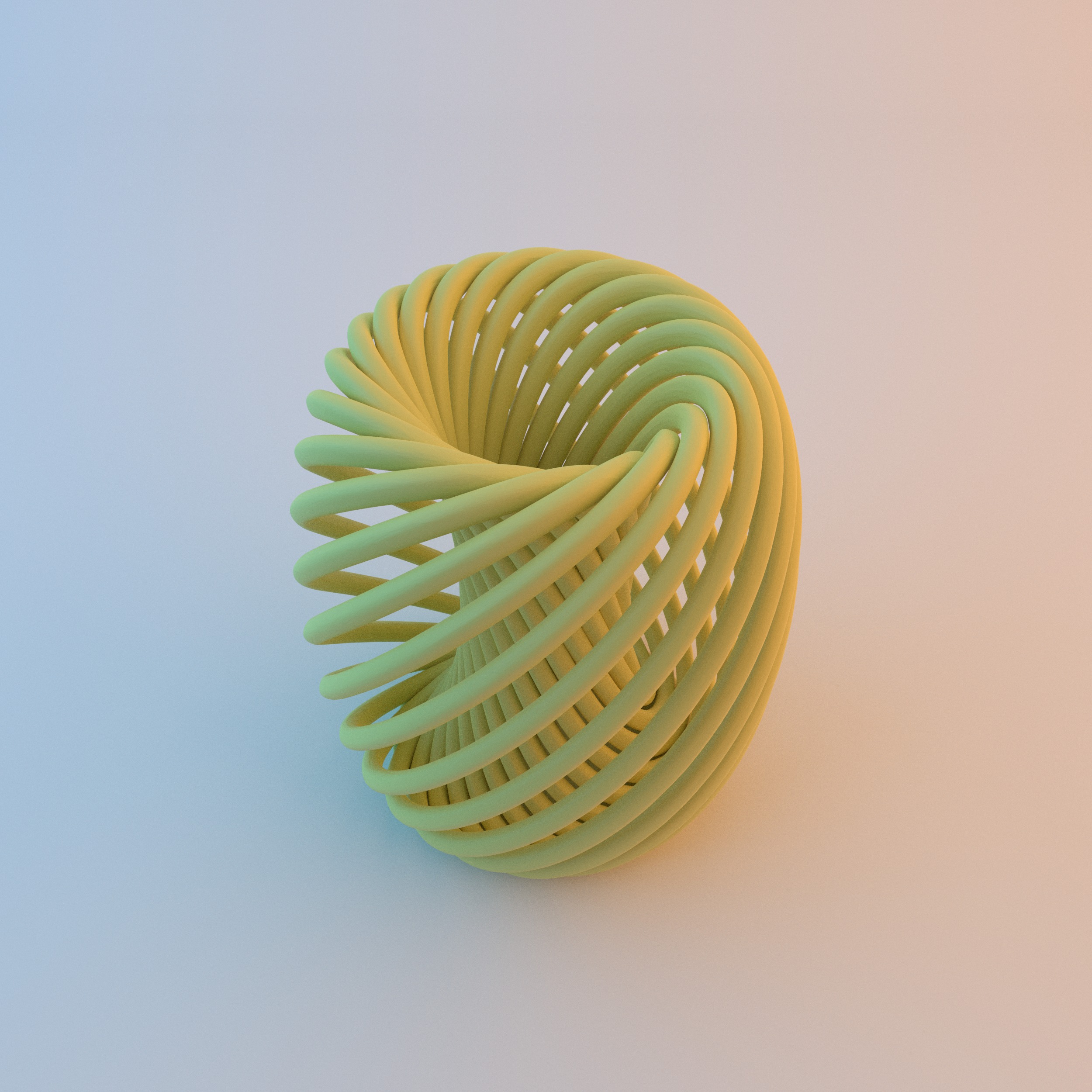 Helix Flower Vase STL File - 091 3D print model_11