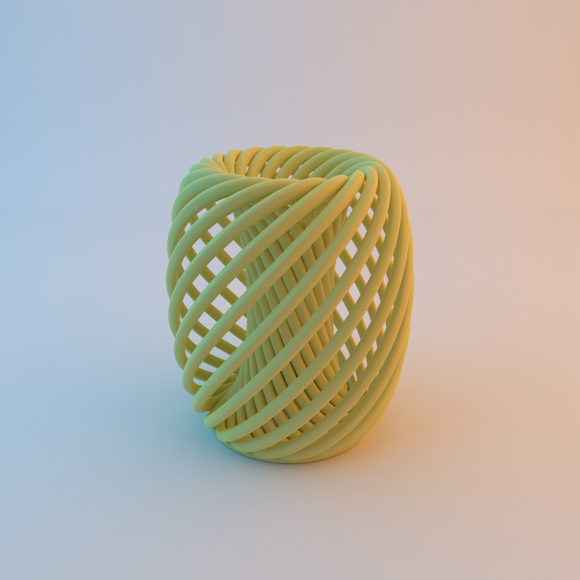 Helix Flower Vase STL File - 091 3D print model_10