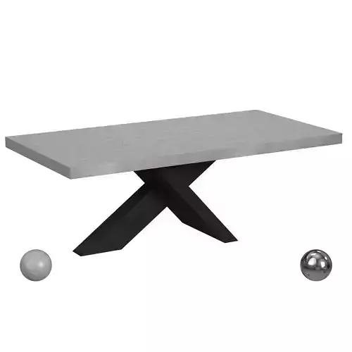 Durant  Dining Table BlackAntique Gray