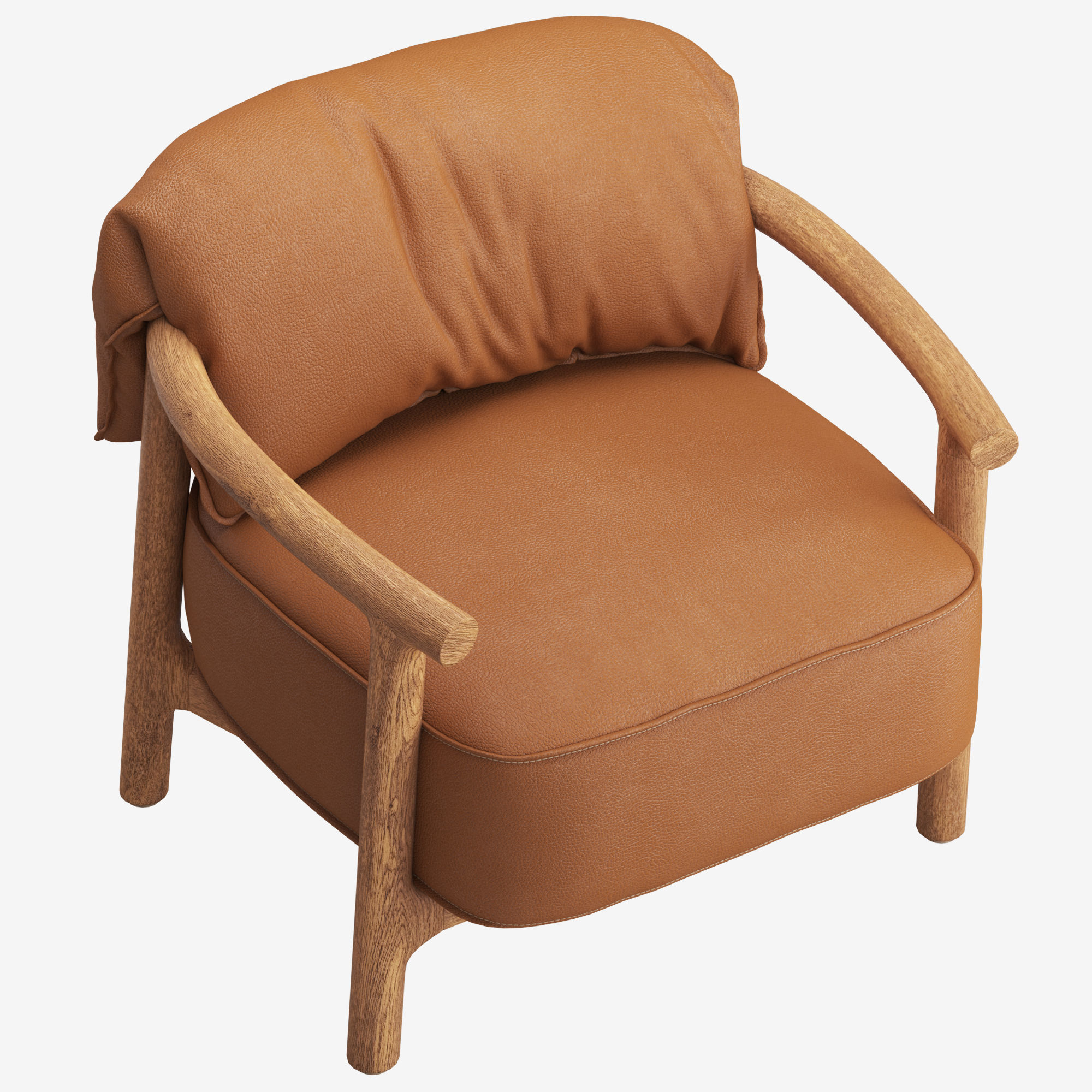 Marlene Armchair Design by Carlo Trevisani 3D model_3