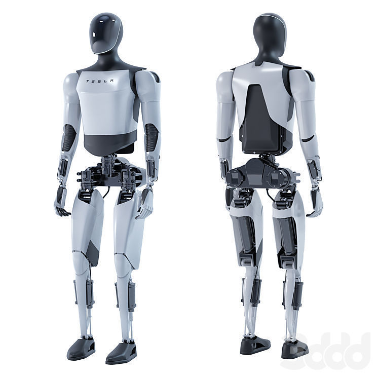Teslabot Optimus 3D model_1