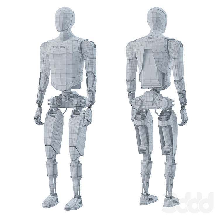 Teslabot Optimus 3D model_3