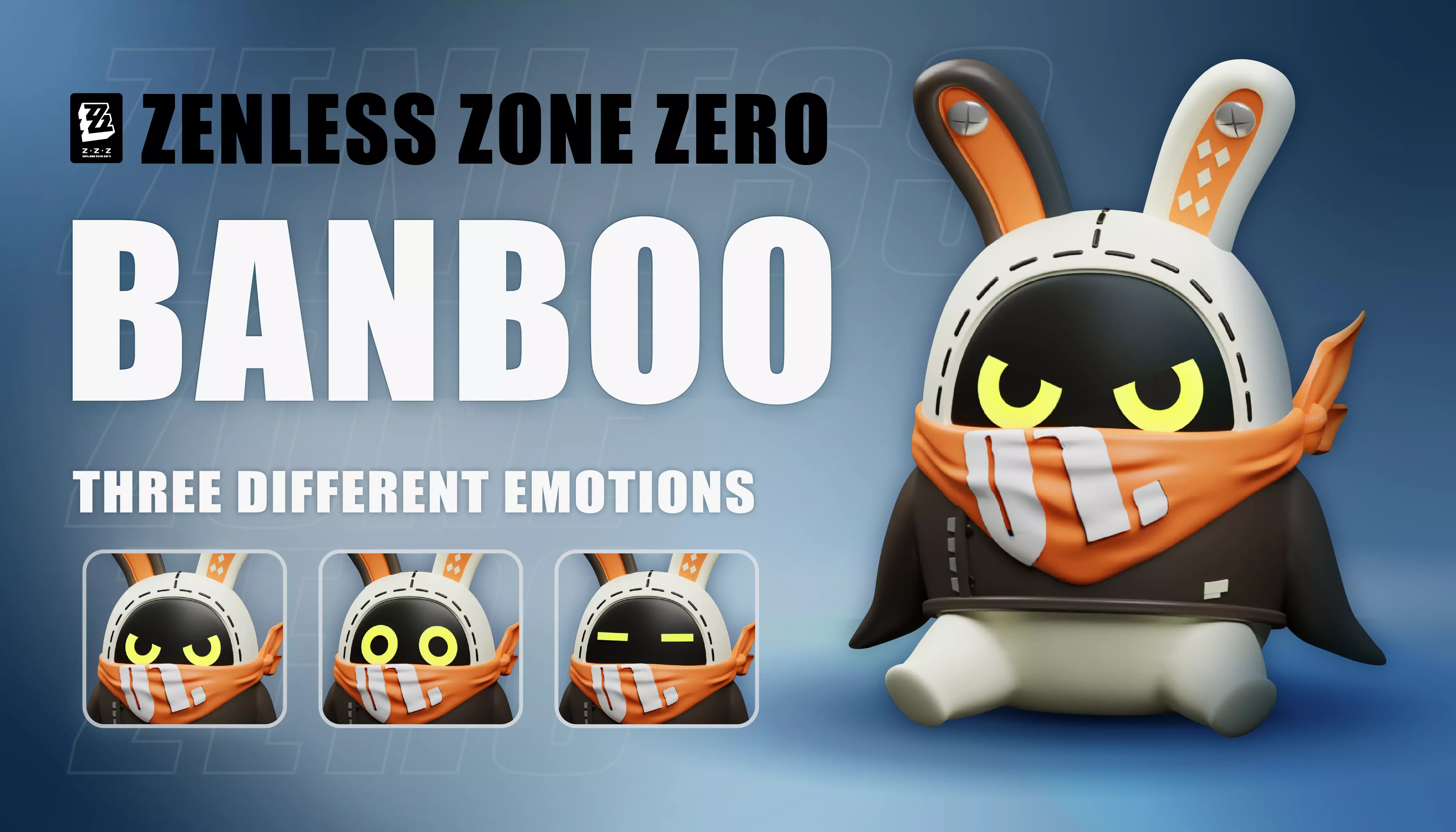 Bangboo zenless zone zero 3D print model_0