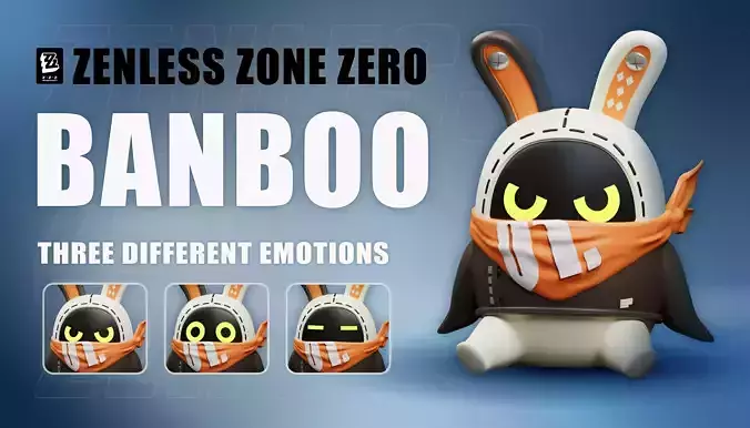 Bangboo zenless zone zero 3D print model