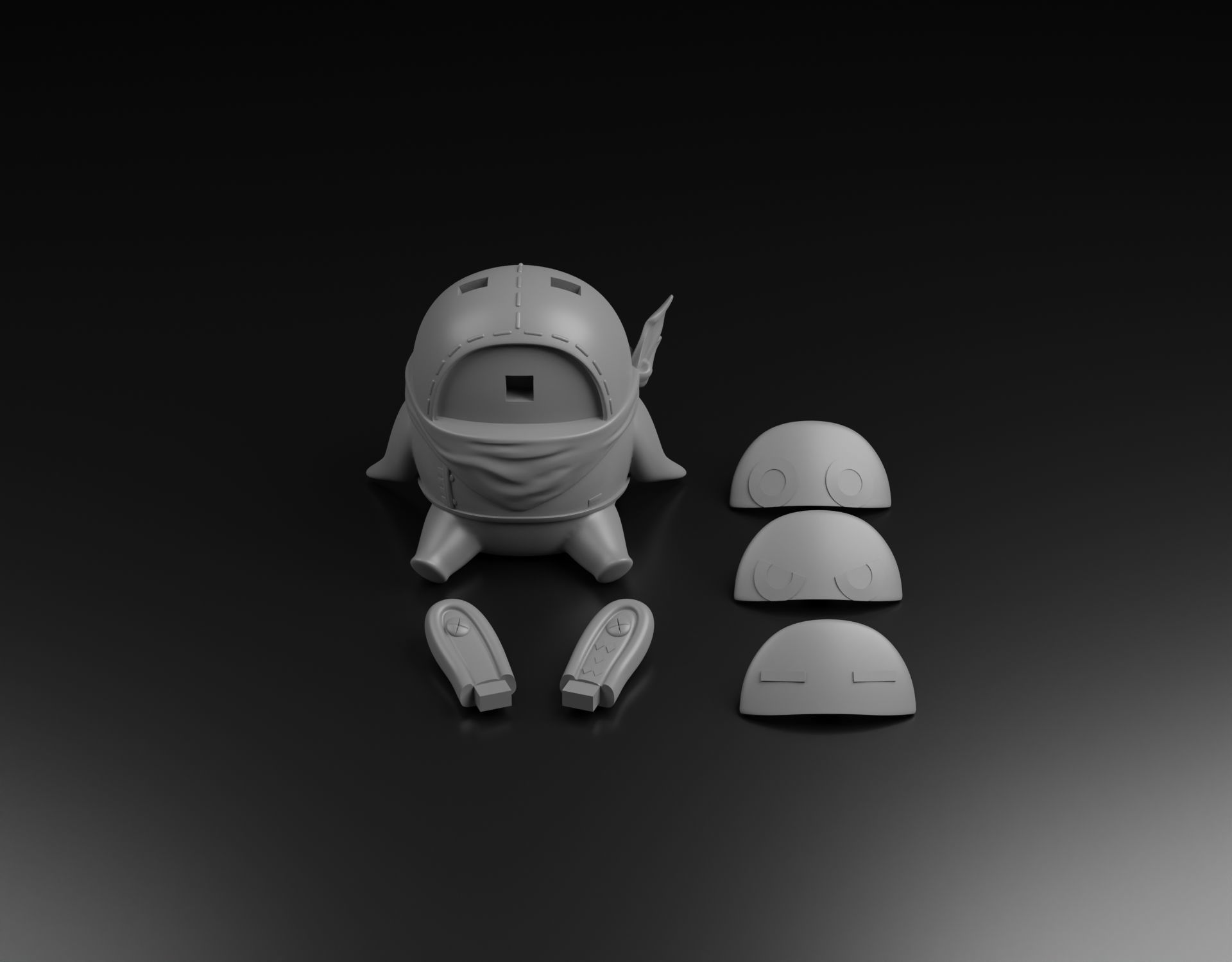 Bangboo zenless zone zero 3D print model_5