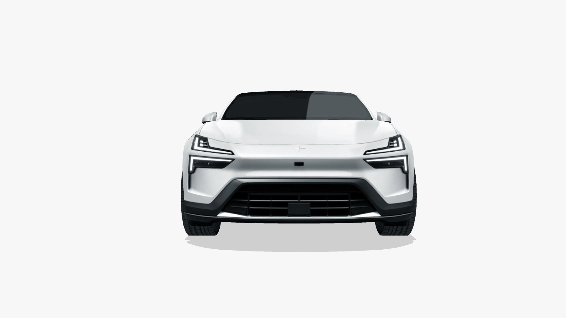 Polestar 4 2024 Low-poly 3D model_3