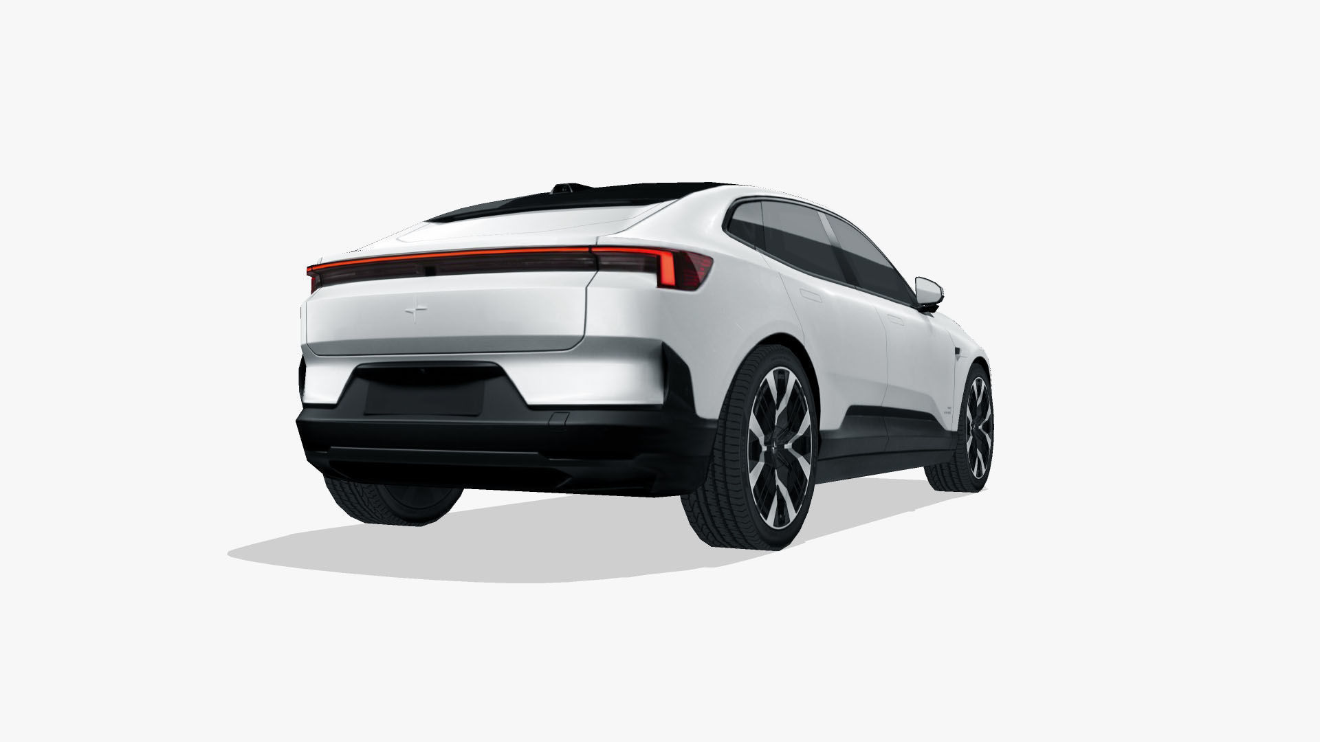 Polestar 4 2024 Low-poly 3D model_11