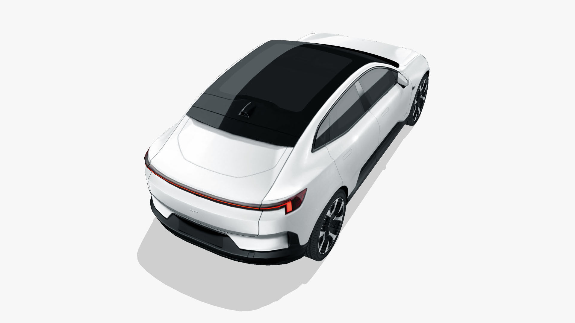Polestar 4 2024 Low-poly 3D model_10