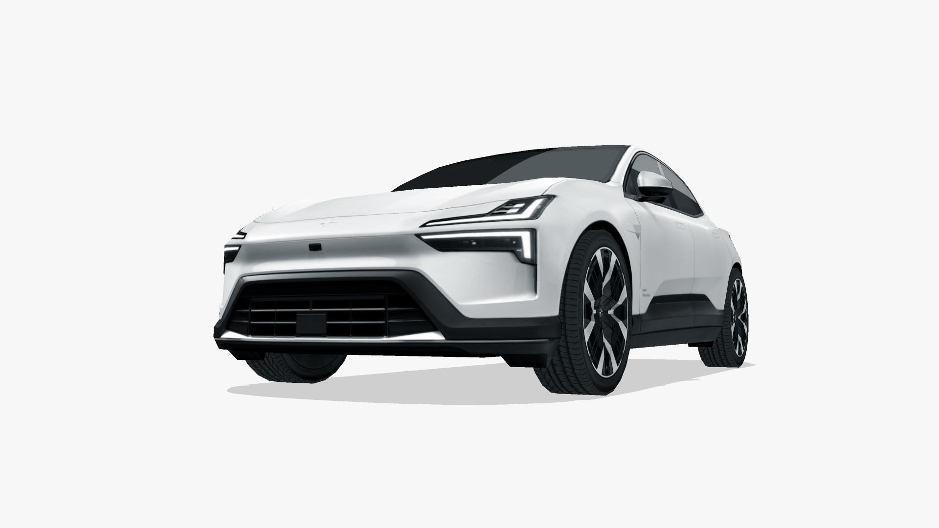 Polestar 4 2024 Low-poly 3D model_4
