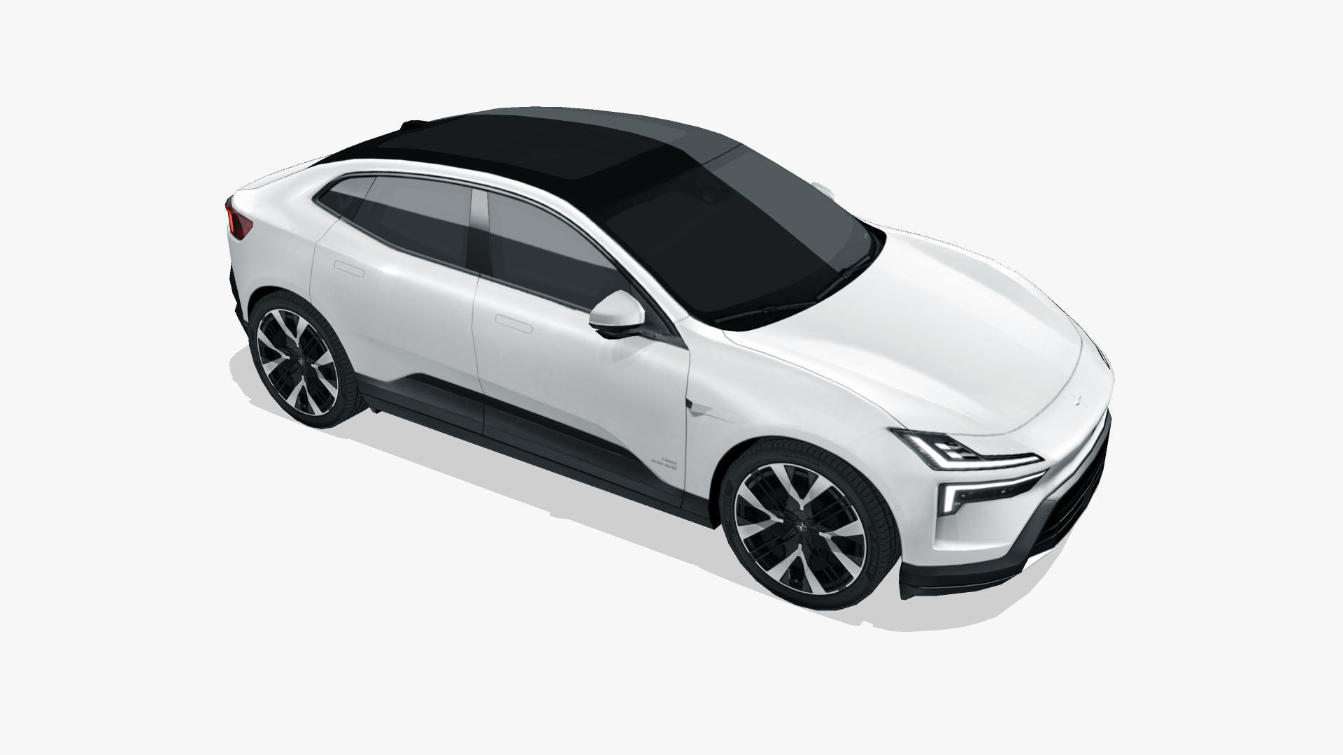 Polestar 4 2024 Low-poly 3D model_14