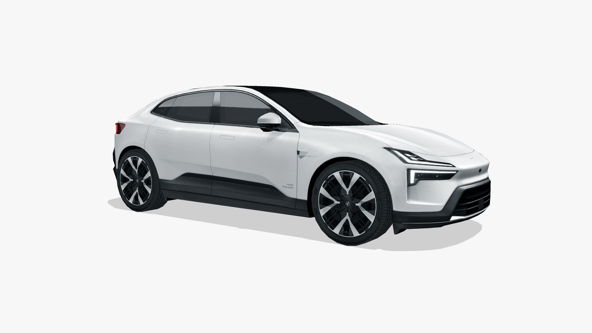 Polestar 4 2024 Low-poly 3D model_15