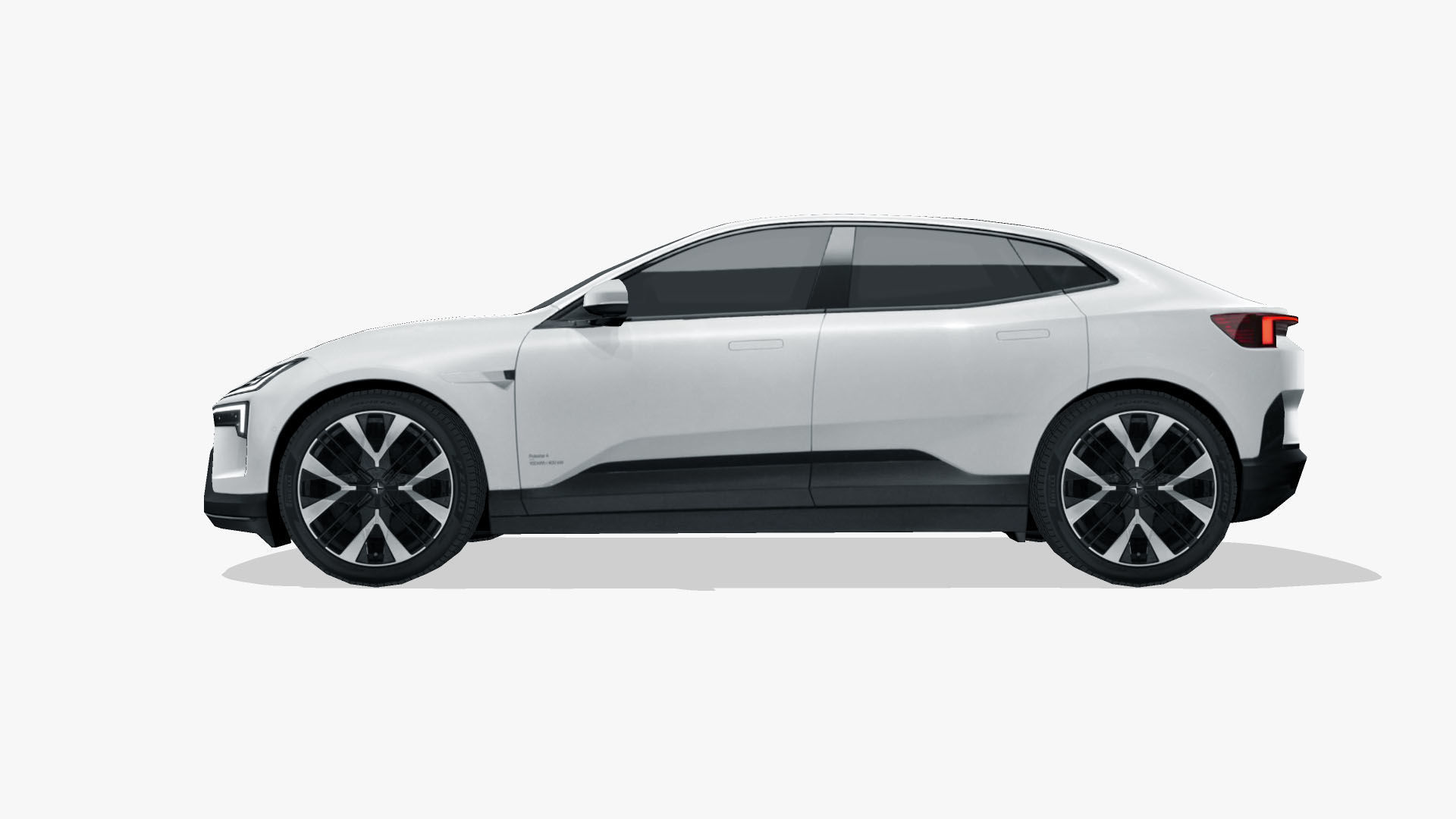 Polestar 4 2024 Low-poly 3D model_6