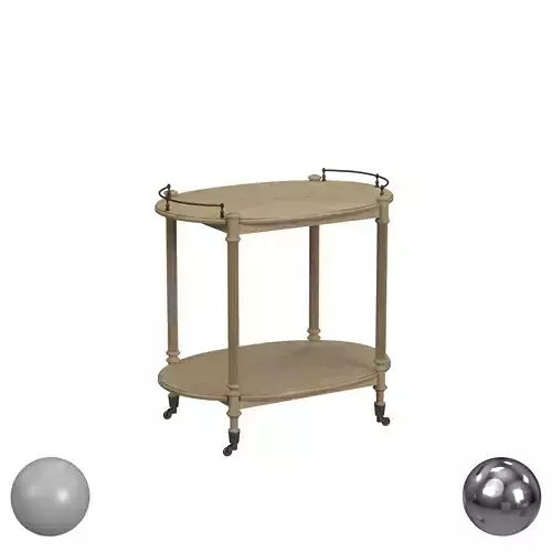 Butler Specialty Kathleen 2 Tier Bar Cart