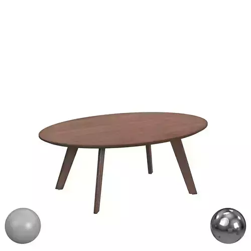 Theo Coffee Table In Walnut