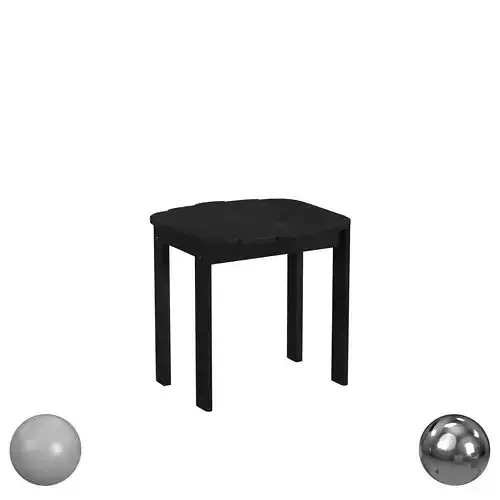 ADIRONDACK BLACK END TABLE