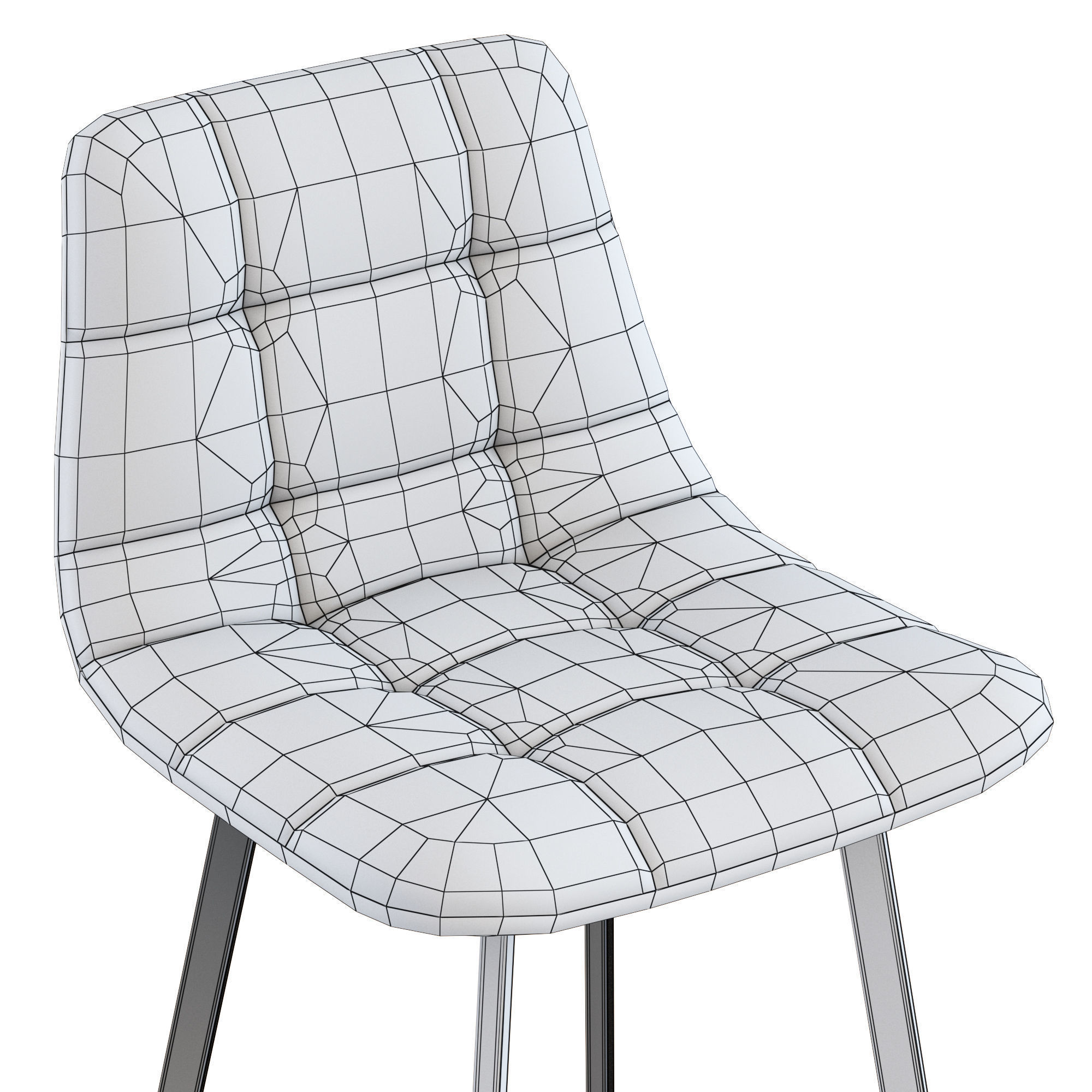 Olivier Stool 3D model_3