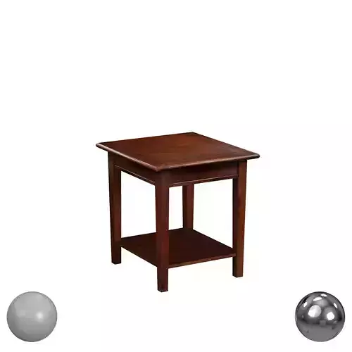 A-AMERICA WESTLAKE-CHERRY BROWN CHAIRSIDE TABLE