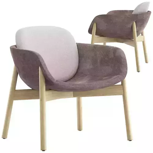Peb Wooden Legs Chair