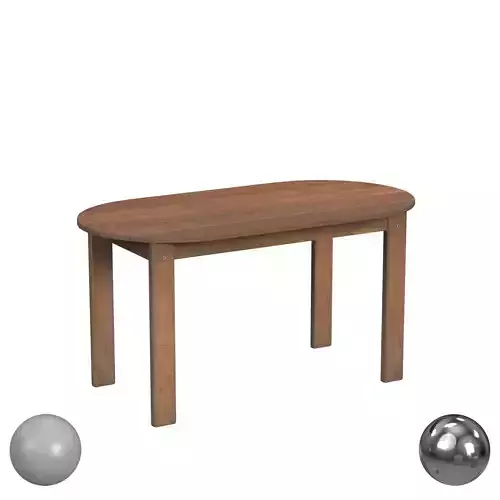 Linon Home Decor Gavil Adirondack Teak Finish Coffee Table