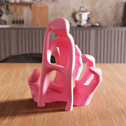 Thinker Man Stl File - 088 3D print model