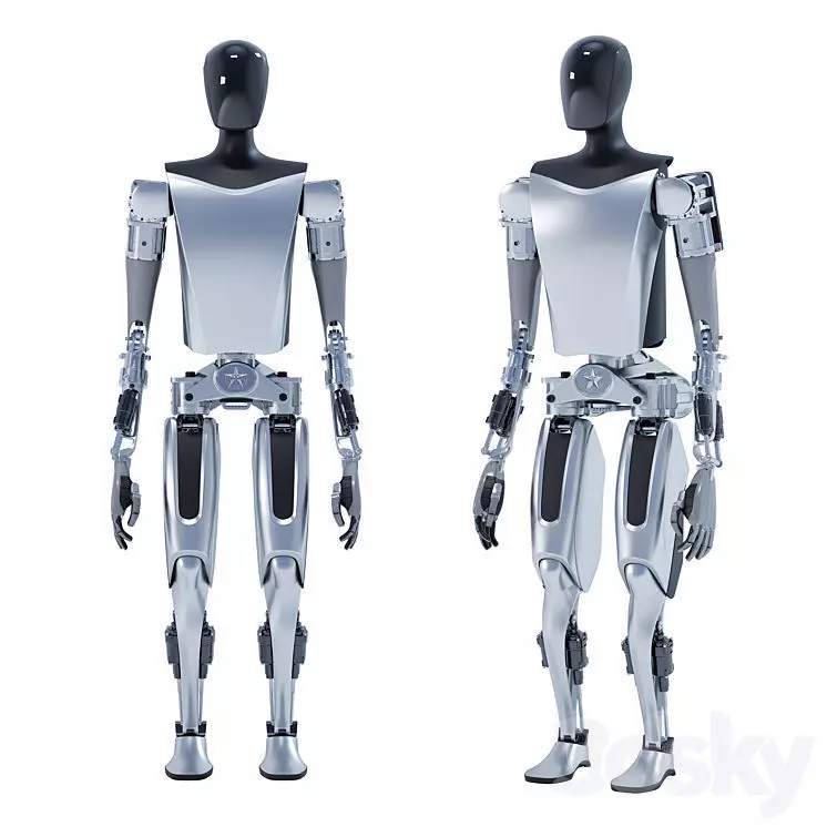 Tesla bot 3D model_0
